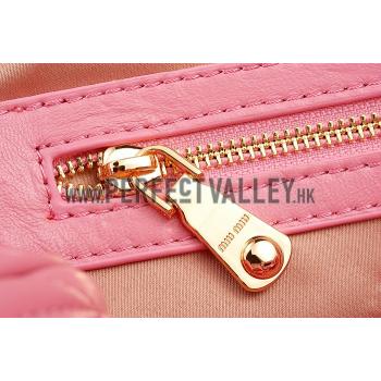 Miu Miu Matelasse  Handle Large Pink