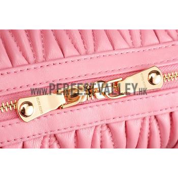 Miu Miu Matelasse  Handle Large Pink