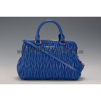 Miu Miu Matelasse Doctor Blue Bag