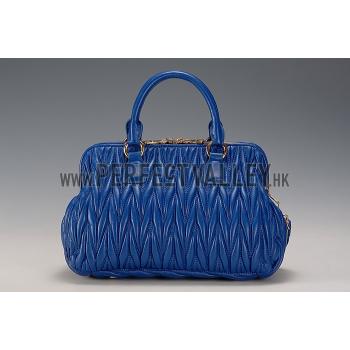 Miu Miu Matelasse Doctor Blue Bag