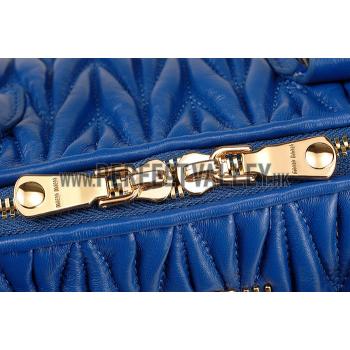 Miu Miu Matelasse Doctor Blue Bag