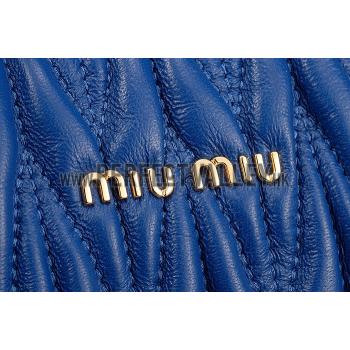 Miu Miu Matelasse Doctor Blue Bag