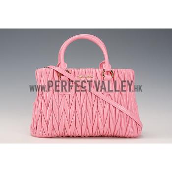 Miu Miu Matelasse Tote Pink