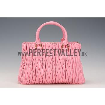 Miu Miu Matelasse Tote Pink