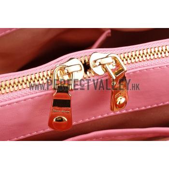 Miu Miu Matelasse Tote Pink