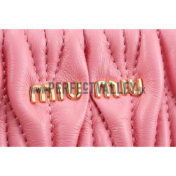 Miu Miu Matelasse Tote Pink