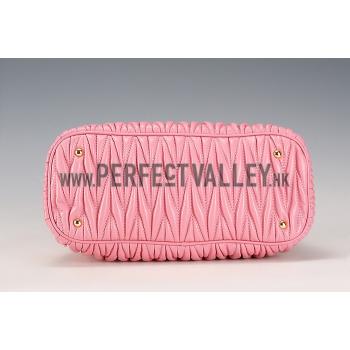 Miu Miu Matelasse Tote Pink