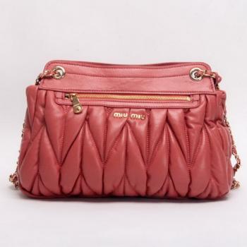 Miu Miu  86333 Lambskin Pink Bag