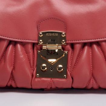 Miu Miu  86333 Lambskin Pink Bag