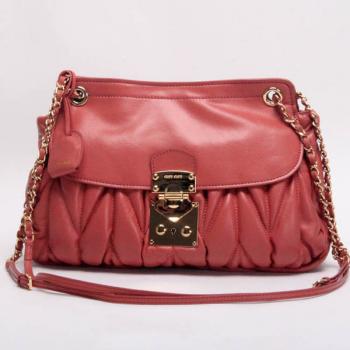 Miu Miu  86333 Lambskin Pink Bag