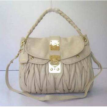 Miu Miu  61058 Ladies Cow Leather Handbag Replica