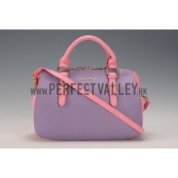 Miu Miu Satchel Purple and Pink