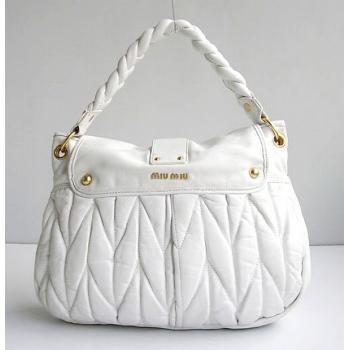 Cheap Miu Miu  61058 Ladies White Bag