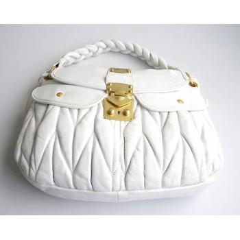 Cheap Miu Miu  61058 Ladies White Bag