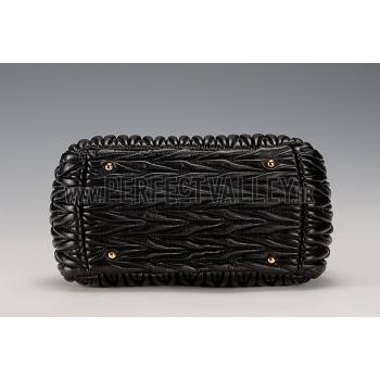 Replica Miu Miu Matelasse Doctor Black Bag