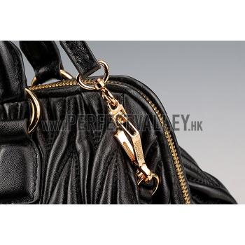 Replica Miu Miu Matelasse Doctor Black Bag