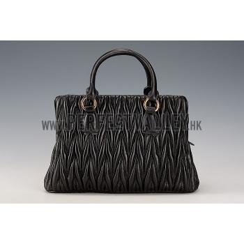 Miu Miu Matelasse Tote Black Replica