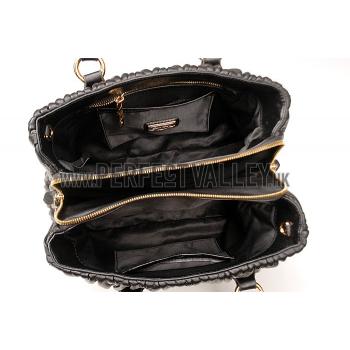 Miu Miu Matelasse Tote Black Replica