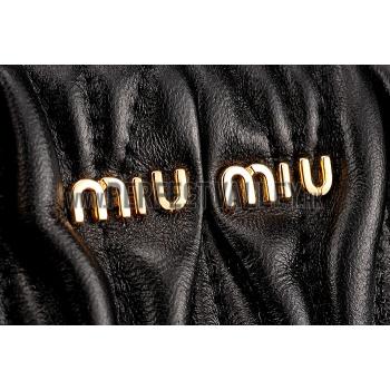 Miu Miu Matelasse Tote Black Replica