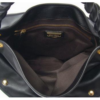 Miu Miu  61058 Ladies Lambskin Black Handbag