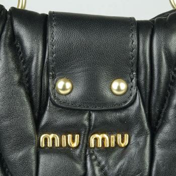 Miu Miu  090 Ladies 2way Black