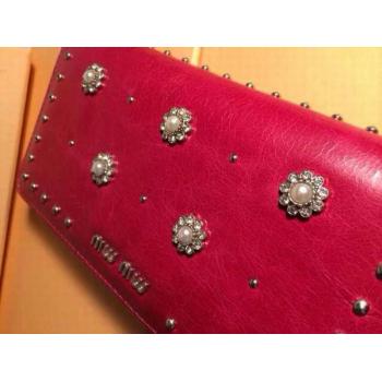 Miu Miu Clutch Wallet Red