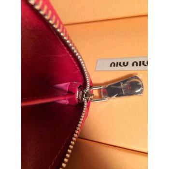 Miu Miu Clutch Wallet Red