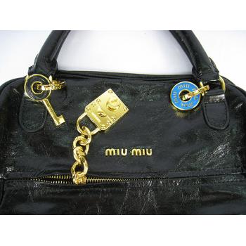 Miu Miu  68028 Ladies Handbag Black