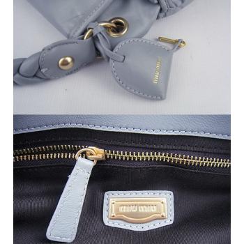 Miu Miu  078 Ladies Lambskin Grey