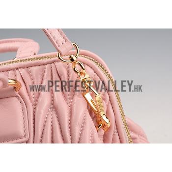 Miu Miu Matelasse Doctor Pink Bag