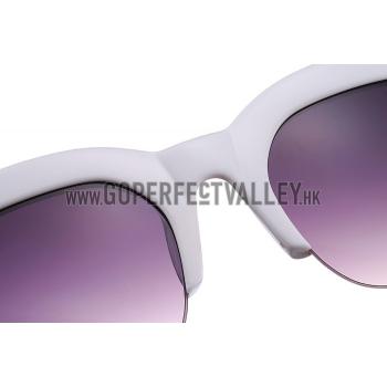 Miu Miu Square White Frames Sunglasses 307882 Replica