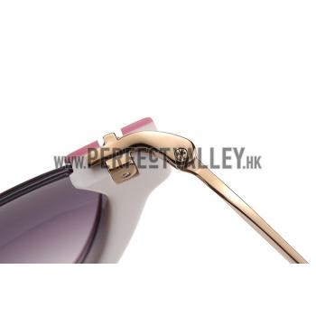 Miu Miu Cut Off Cat-Eye Pink Sunglasses 308038