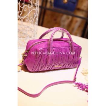 Miu Miu Handbag Purple Replica