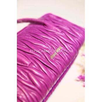 Miu Miu Handbag Purple Replica