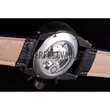 Montblanc Flyback Black Leather Band  621627