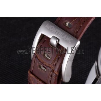 Montblanc Flyback Brown Leather Band  621626 Replica