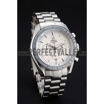 Replica Omega Speedmaster Limited Edition 1957 White Dial Stainless Steel Bracelet  622522