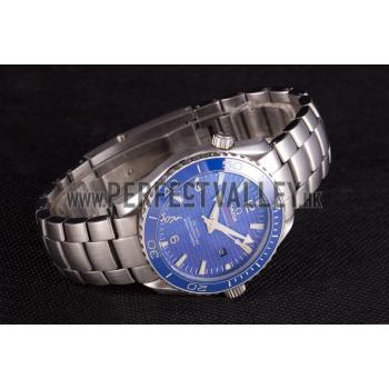 Omega James Bond Skyfall Watch with Blue Dial and Blue Bezel om230 621382