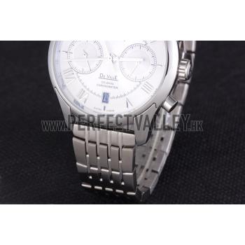 Omega DeVille Stainless Steel Links White Dial  621561