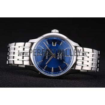 Omega Swiss DeVille Stainless Steel Bezel Blue Dial 7602