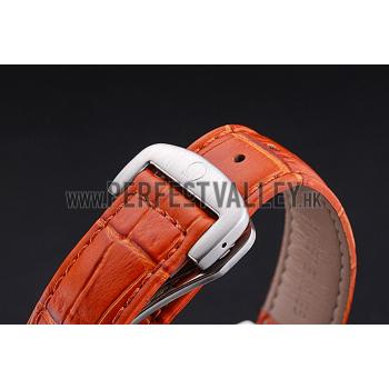 Omega Seamaster Planet Ocean GMT Orange Dial Orange Leather Band   622395