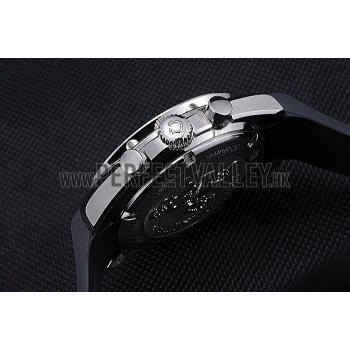 Omega Speedmaster Black Rubber Strap White Dial  622040 Replica