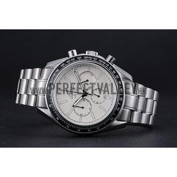 Omega Speedmaster White Dial Stainless Steel Strap  622049 Replica