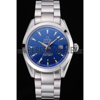 Omega Seamaster Blue Dial Stainless Steel Band  622166 Replica