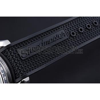 Replica Omega Speedmaster Black Rubber Strap Blue Dial  622043