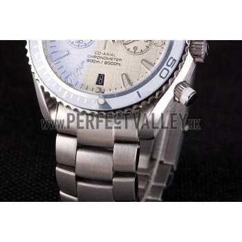 Omega James Bond Skyfall Chronometer Watch with White Dial and White Bezel om228 621380