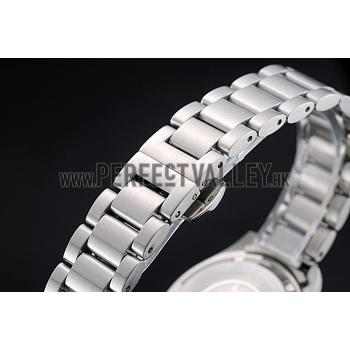 Replica Omega Seamaster Aqua Terra White Dial Diamond Case Stainless Steel Bracelet  622448