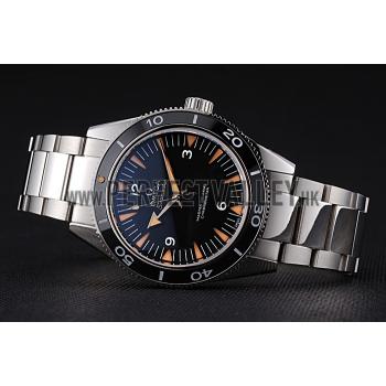 Swiss Omega Seamaster Black Dial Stainless Steel Case And Bracelet  622843