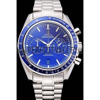 Omega Speedmaster Blue Dial Stainless Steel Case And Bracelet  622802