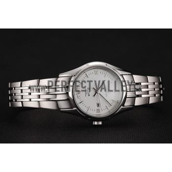 Omega De Ville Ladies White Dial Silver Numerals Stainless Steel Case And Bracelet 1453794 Replica